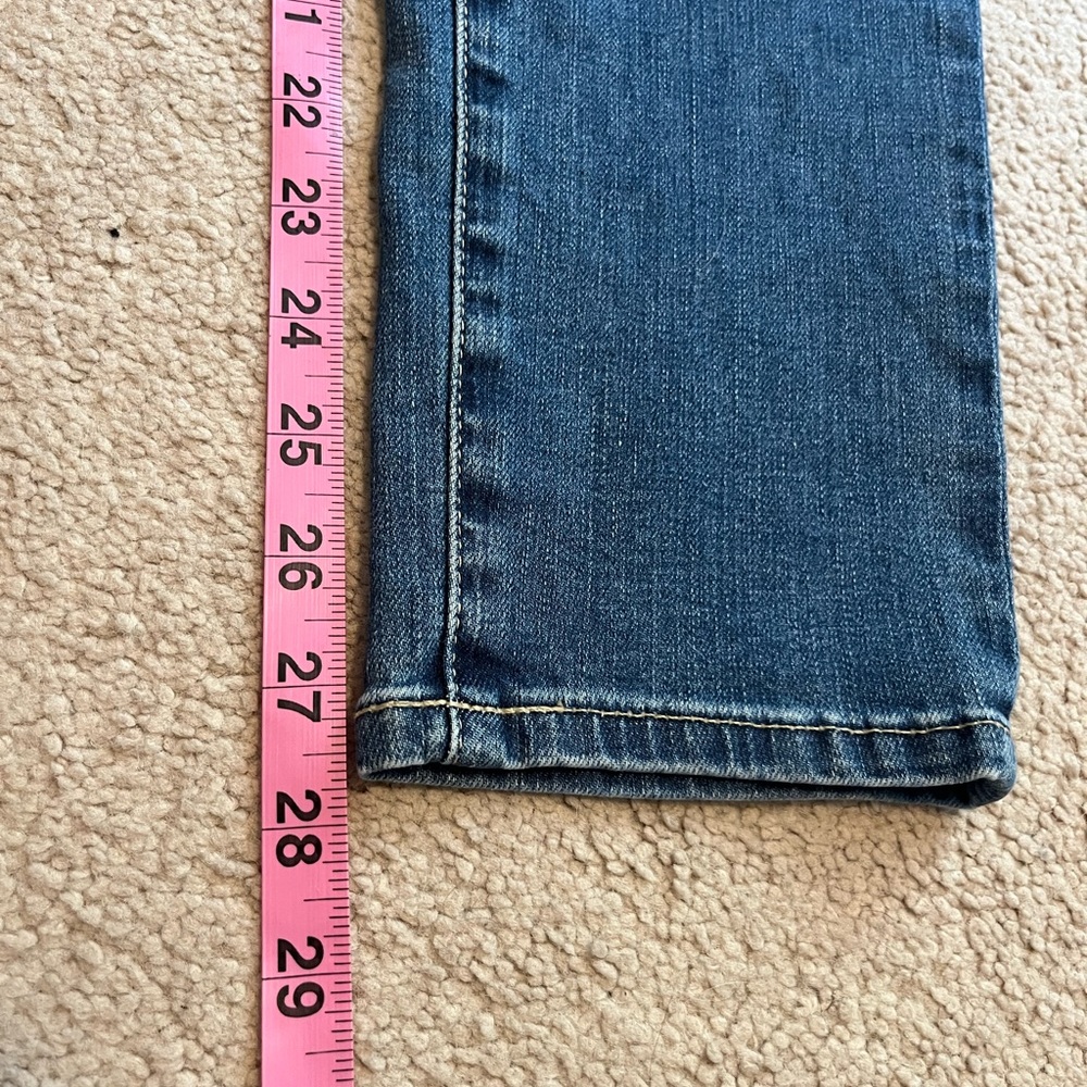 AG Adriano Goldschmied Jeans Womens 27R Stevie Ankle Slim Straight Distressed - Picture 7 of 9